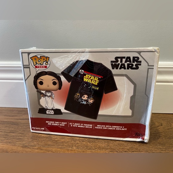 Funko Pop! Tees size M - Star Wars Vintage Leia - Picture 6 of 7